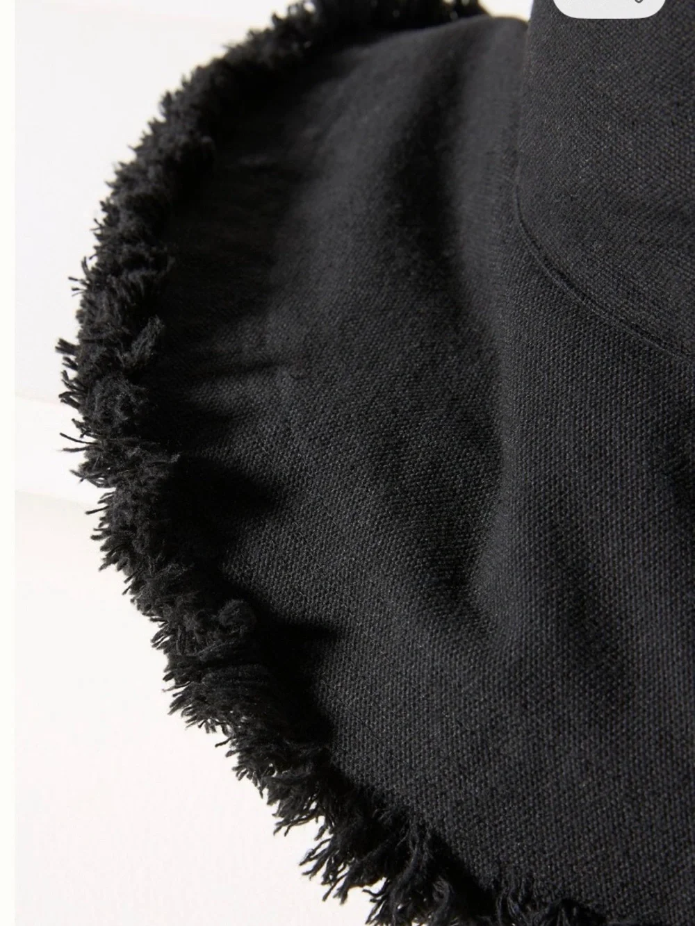 Anthropologie Frayed Edge Bucket Hat